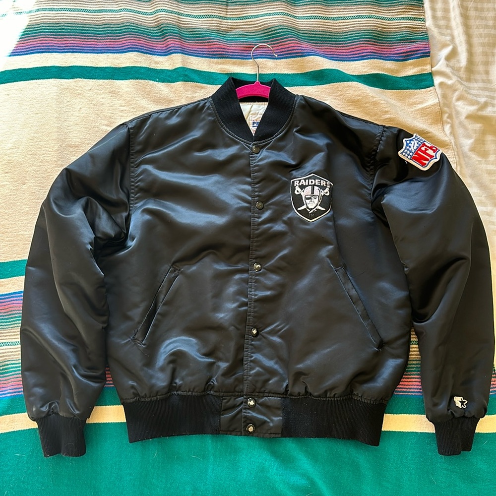 VINTAGE RAIDERS STARTER JACKET